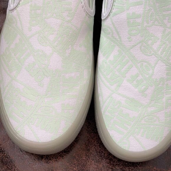 1 LEFT! 7.5 Vans Skate Slip On Glow White - Picture 2 of 11